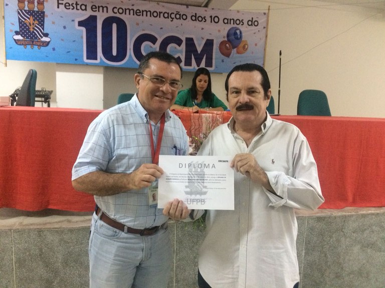 Aposentadoria do professor Solidônio Palitot Aposentadoria do professor Solidônio Palitot