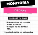 Monitoria de CRAS - Banner